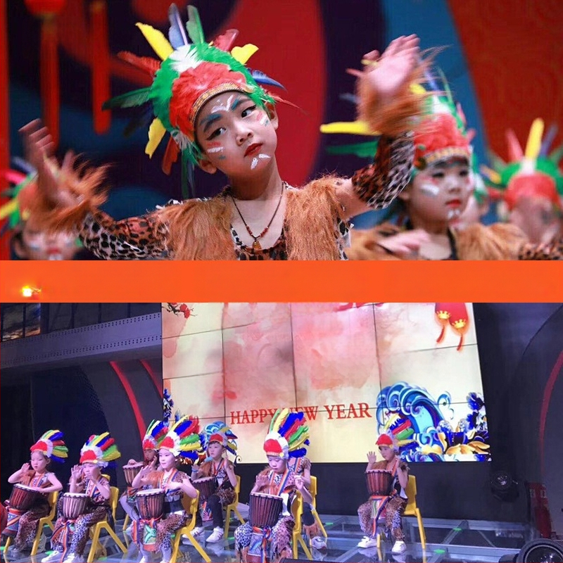 Облекло за глава за деца с пера и огърлица – пролет 2025