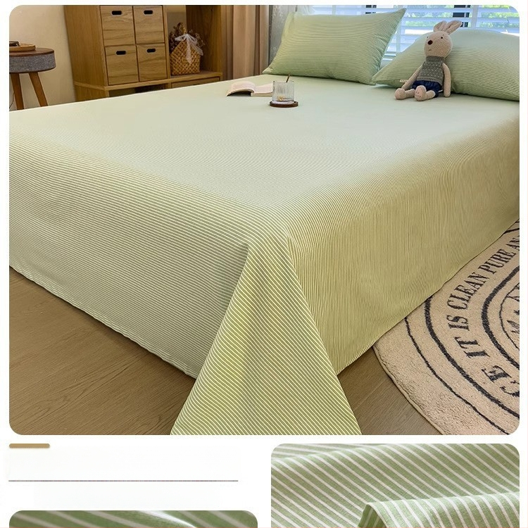 Brushed medvilnės Twill patalynės komplektas, 3 dalių, vienodas raštas, reaktyvus dažymas