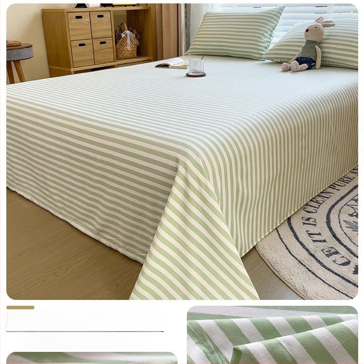 Brushed medvilnės Twill patalynės komplektas, 3 dalių, vienodas raštas, reaktyvus dažymas