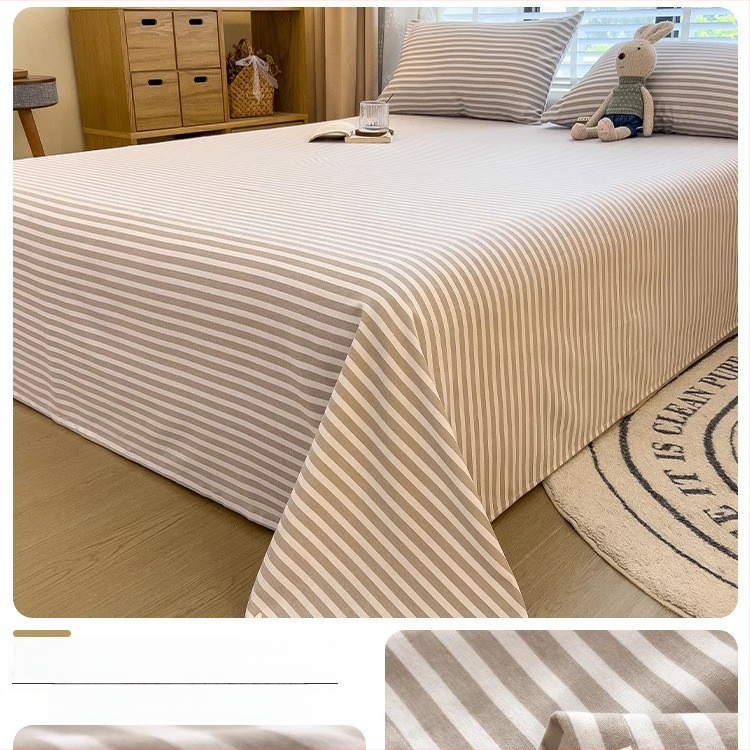 Brushed medvilnės Twill patalynės komplektas, 3 dalių, vienodas raštas, reaktyvus dažymas