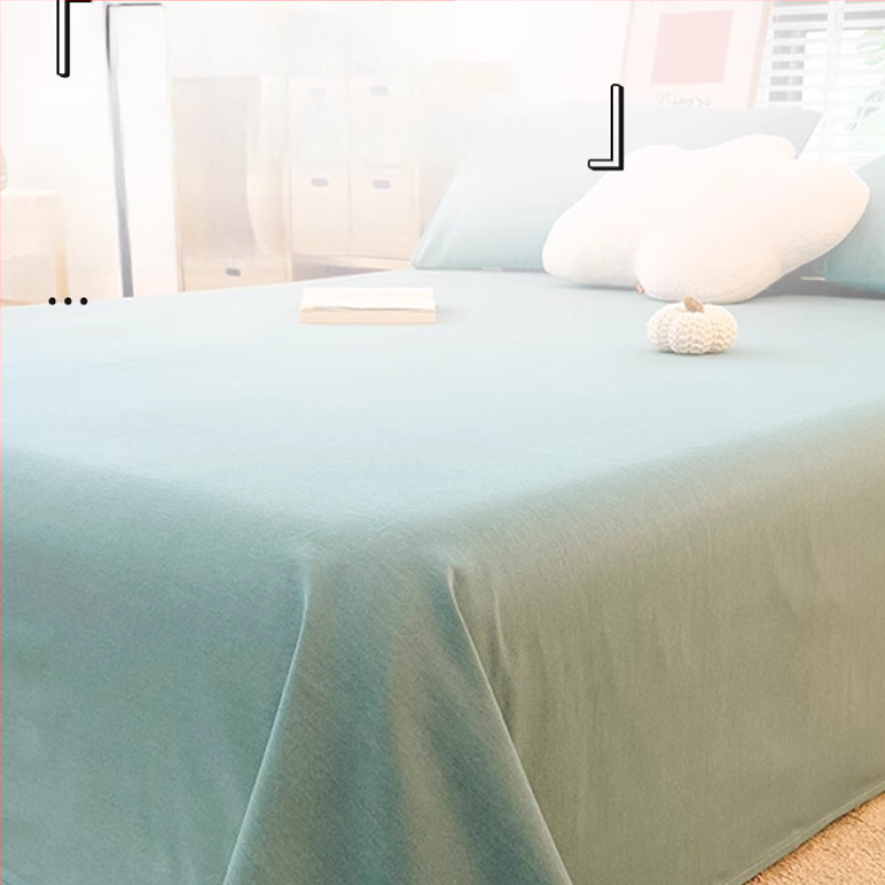 Brushed medvilnės Twill patalynės komplektas, 3 dalių, vienodas raštas, reaktyvus dažymas