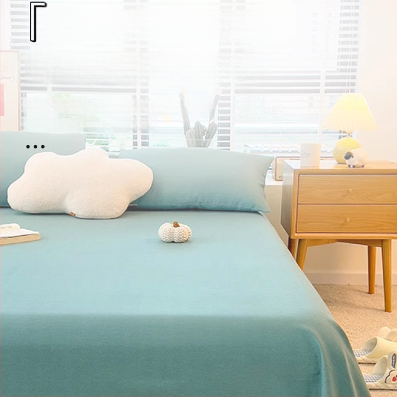 Brushed medvilnės Twill patalynės komplektas, 3 dalių, vienodas raštas, reaktyvus dažymas