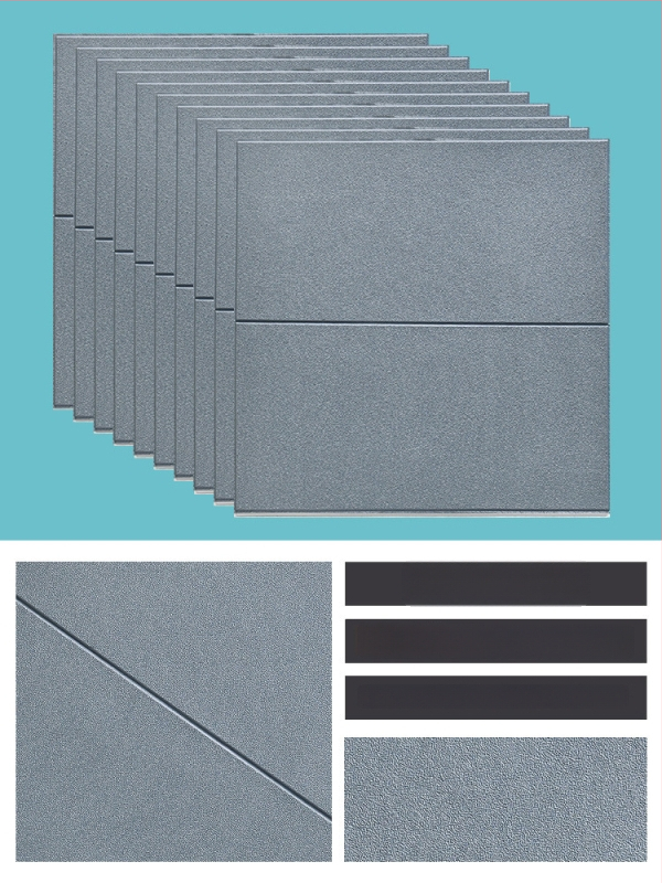 3D lipnus sienos lipdukas svetainei, Nordic stilius, vandeniui atsparus XPE putų