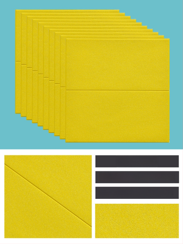 3D lipnus sienos lipdukas svetainei, Nordic stilius, vandeniui atsparus XPE putų