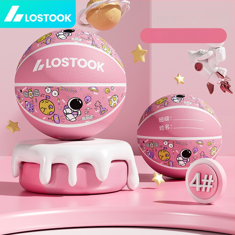 Vaikų guminis krepšinio kamuolys – lauko treniruočių kamuolys krepšiniui ir tinklui