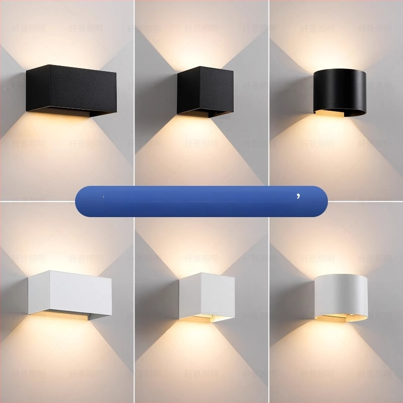 Sieninė LED lemputė su reguliuojamu spinduliu, minimalistinis modernus stilius, aliumininis korpusas, LED šviesos šaltinis, PIR judesio jutiklis, veikia iki 36V