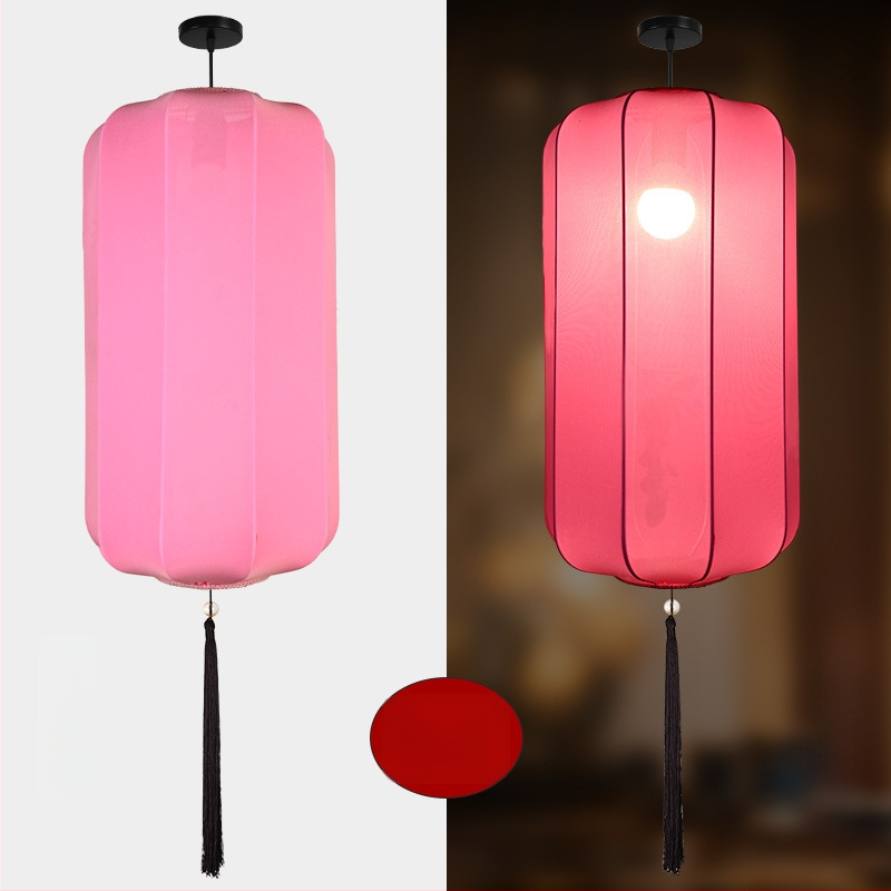 Elastinio audinio žibintas, rankų darbo, lauko naudojimui, kvadratinė forma, šviesėja