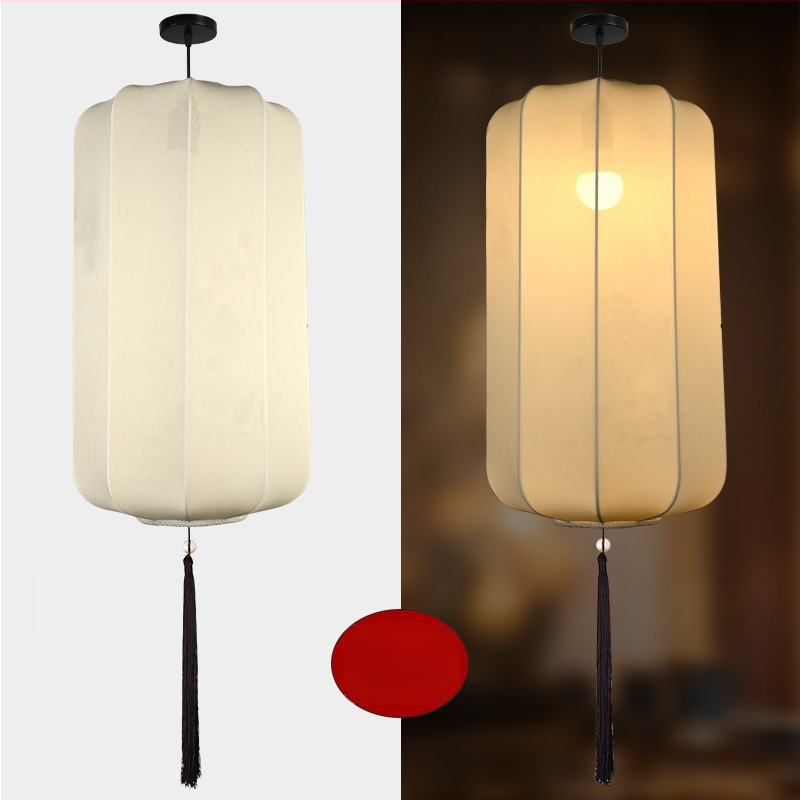 Elastinio audinio žibintas, rankų darbo, lauko naudojimui, kvadratinė forma, šviesėja