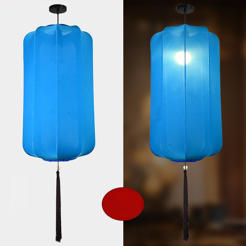 Elastinio audinio žibintas, rankų darbo, lauko naudojimui, kvadratinė forma, šviesėja