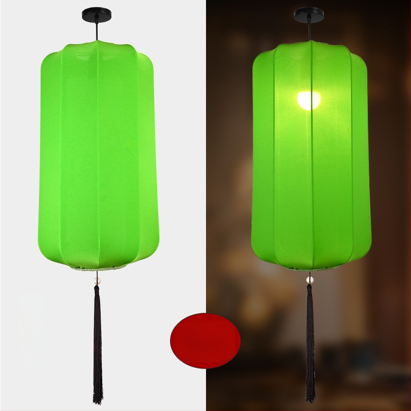 Elastinio audinio žibintas, rankų darbo, lauko naudojimui, kvadratinė forma, šviesėja