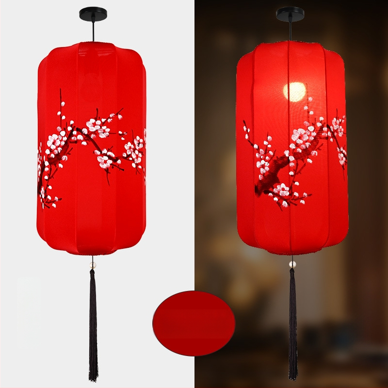 Elastinio audinio žibintas, rankų darbo, lauko naudojimui, kvadratinė forma, šviesėja