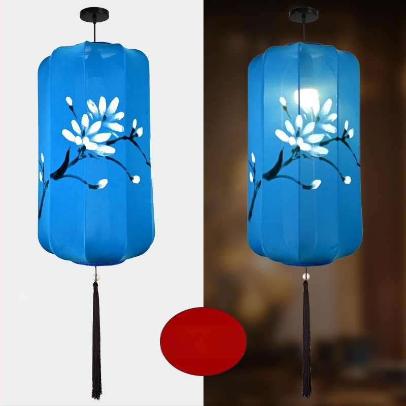 Elastinio audinio žibintas, rankų darbo, lauko naudojimui, kvadratinė forma, šviesėja