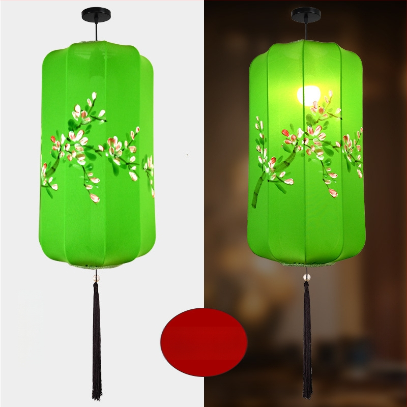 Elastinio audinio žibintas, rankų darbo, lauko naudojimui, kvadratinė forma, šviesėja