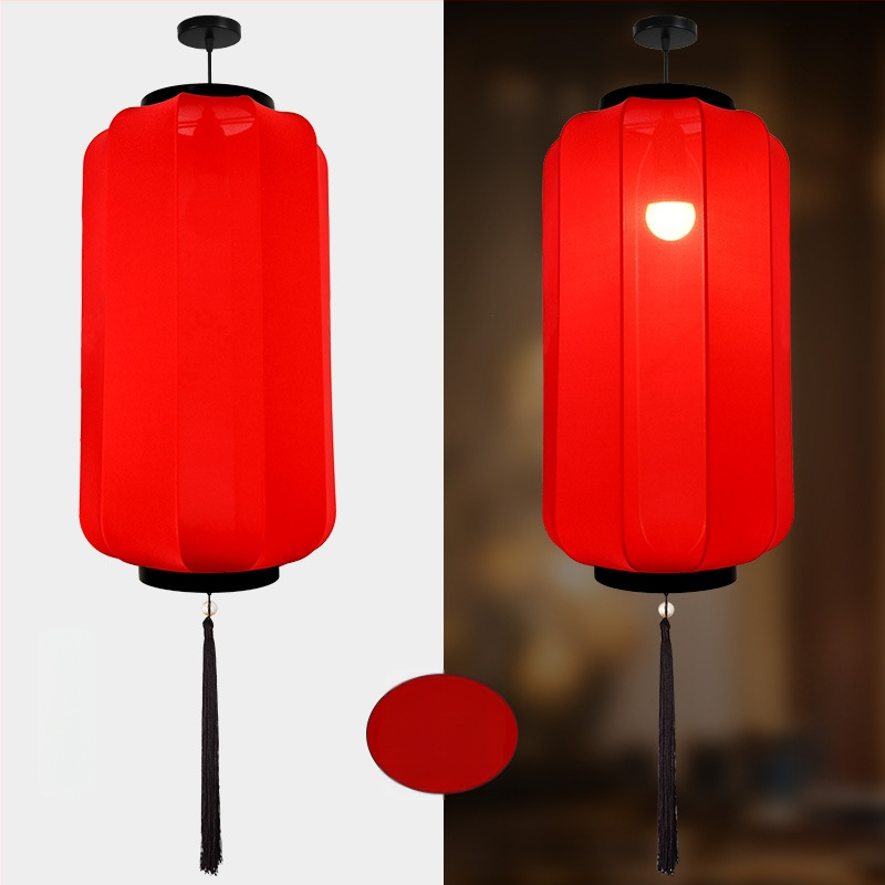 Elastinio audinio žibintas, rankų darbo, lauko naudojimui, kvadratinė forma, šviesėja