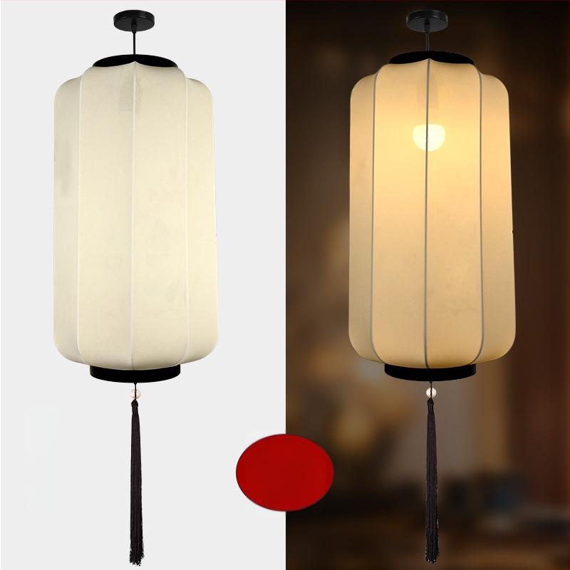 Elastinio audinio žibintas, rankų darbo, lauko naudojimui, kvadratinė forma, šviesėja