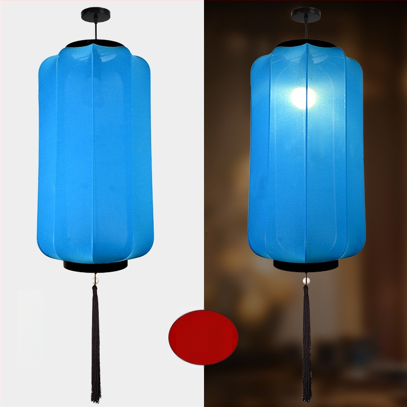 Elastinio audinio žibintas, rankų darbo, lauko naudojimui, kvadratinė forma, šviesėja