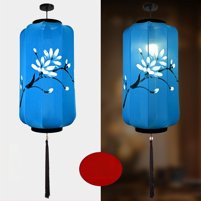 Elastinio audinio žibintas, rankų darbo, lauko naudojimui, kvadratinė forma, šviesėja