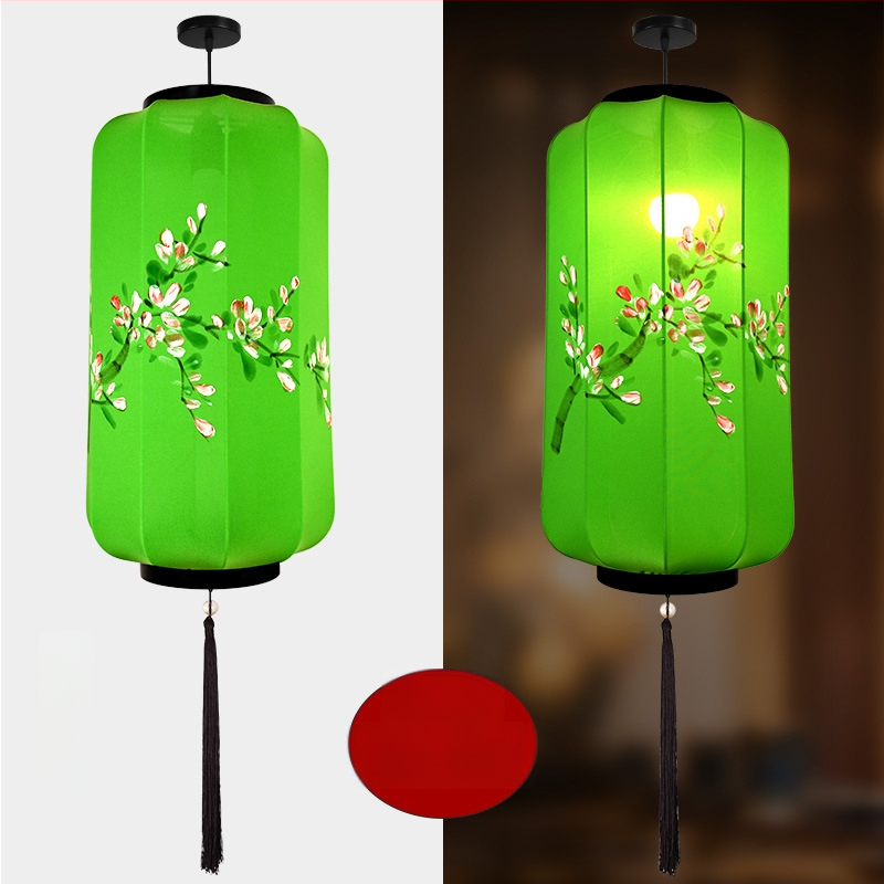 Elastinio audinio žibintas, rankų darbo, lauko naudojimui, kvadratinė forma, šviesėja