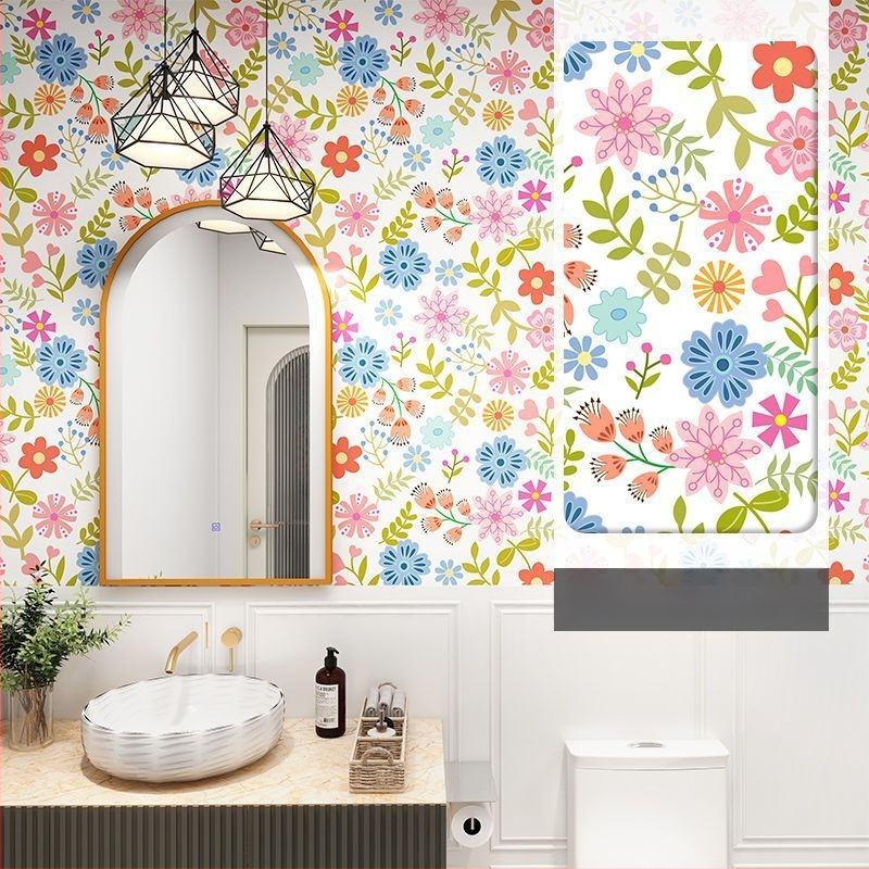 Sieninis lipdukas – geometrinis raštas, atsparus vandeniui, lipnus, svetainei, šiuolaikinis minimalistinis stilius