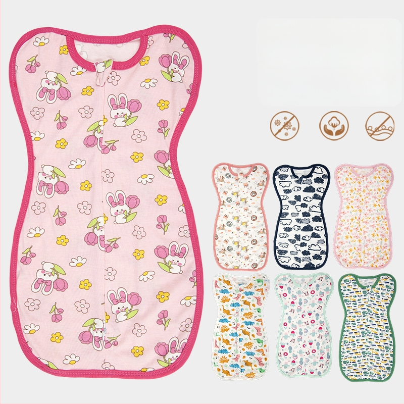 Miegmaišis kūdikiams, kokono stiliaus, naujagimiams 0–1 metų, poliesterio audinys ir pamušalas, poliesterio-pamudinio užpildo, tinkamas vasarai, pavasariui ir rudeniui