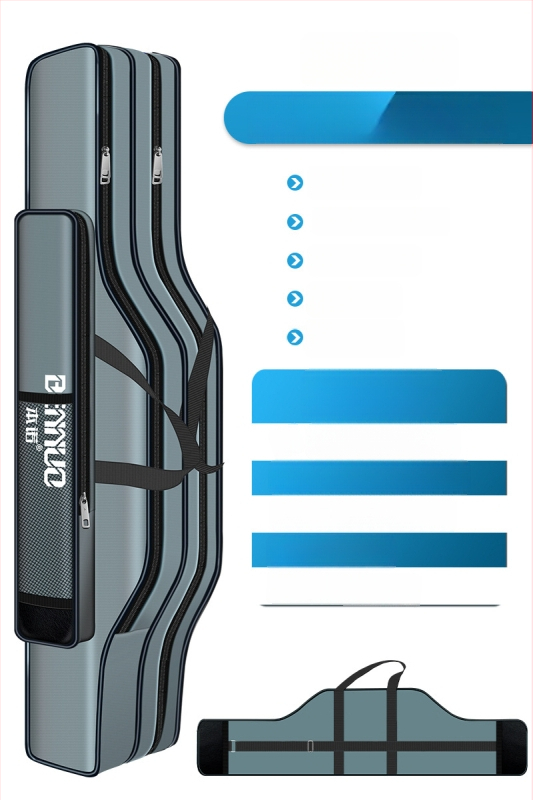 Риболовен багаж за принадлежности – голям капацитет, водоустойчив, многофункционална чанта за пръчки, стръв и макари, лека