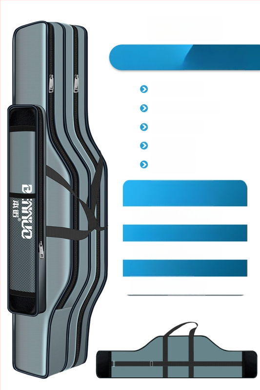 Риболовен багаж за принадлежности – голям капацитет, водоустойчив, многофункционална чанта за пръчки, стръв и макари, лека