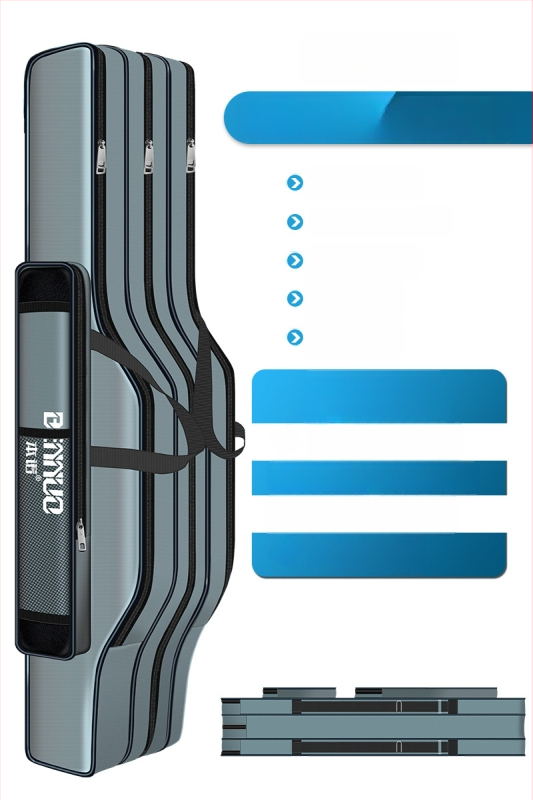 Риболовен багаж за принадлежности – голям капацитет, водоустойчив, многофункционална чанта за пръчки, стръв и макари, лека