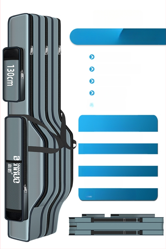 Риболовен багаж за принадлежности – голям капацитет, водоустойчив, многофункционална чанта за пръчки, стръв и макари, лека