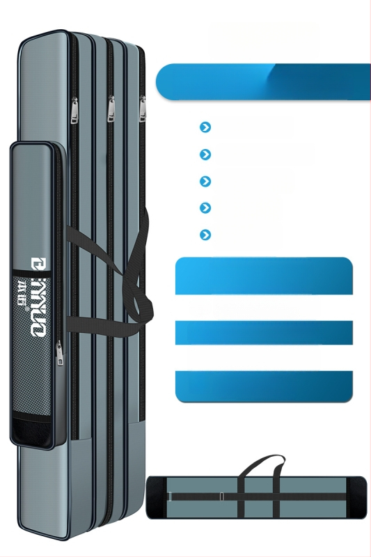 Риболовен багаж за принадлежности – голям капацитет, водоустойчив, многофункционална чанта за пръчки, стръв и макари, лека