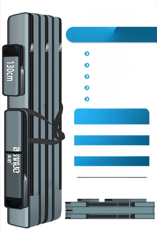 Риболовен багаж за принадлежности – голям капацитет, водоустойчив, многофункционална чанта за пръчки, стръв и макари, лека