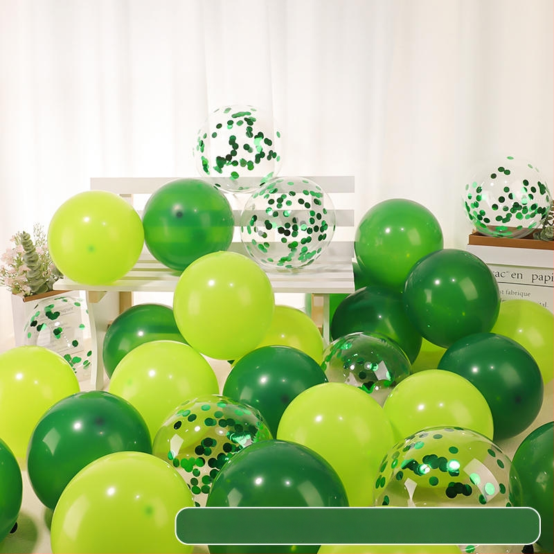 Aranjament baloane latex pentru absolvire – temă pădure, stil retro, baloane rotunde; fără logo; IP autorizare: Nu; Potrivit pentru aniversări și Ziua copiilor