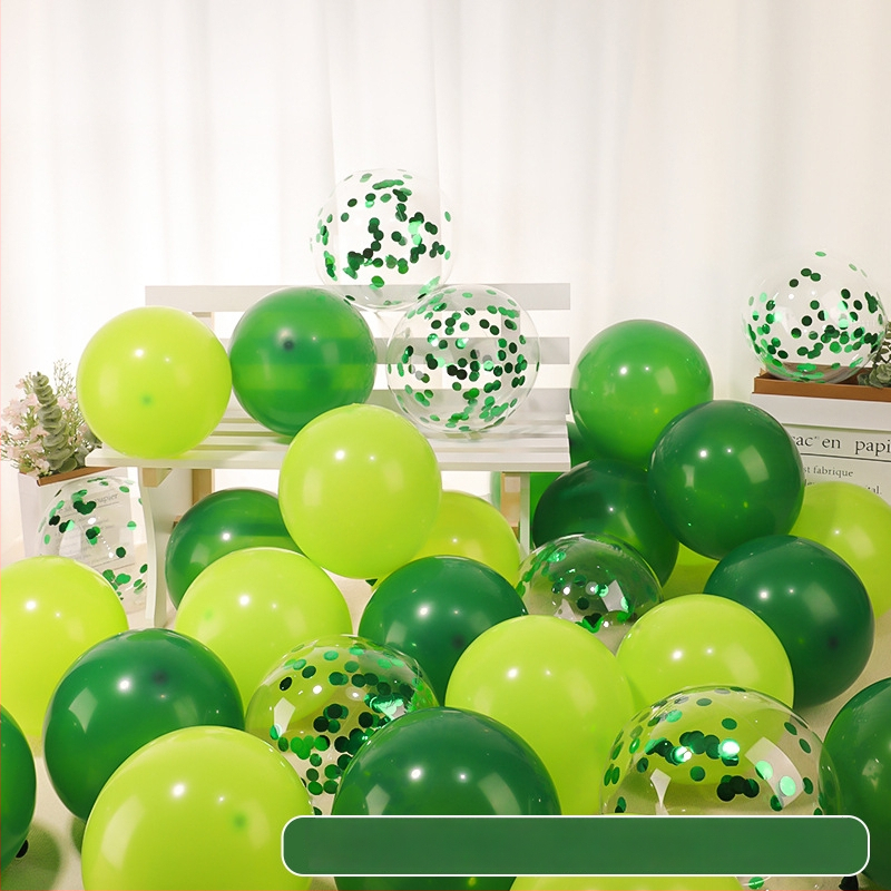 Aranjament baloane latex pentru absolvire – temă pădure, stil retro, baloane rotunde; fără logo; IP autorizare: Nu; Potrivit pentru aniversări și Ziua copiilor