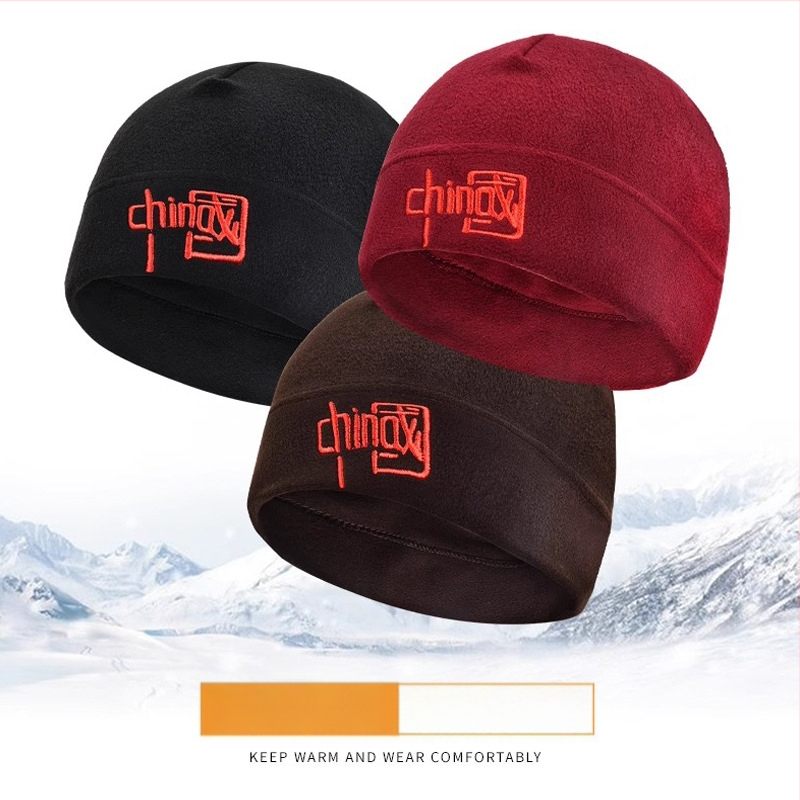 Unisex flīsa cepure ārējiem ziemas sportiem – vēju izturīga, silta, piemērota pārgājieniem, kalnu kāpšanai, riteņbraukšanai un slēpošanai