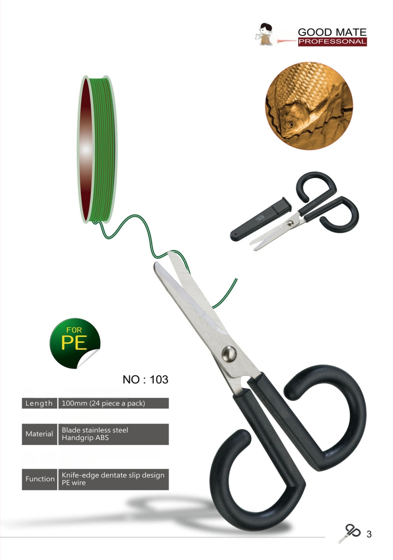 Good Partner Kalastusjoone lõikurid – roostevaba teras, mitmeotstarbelised