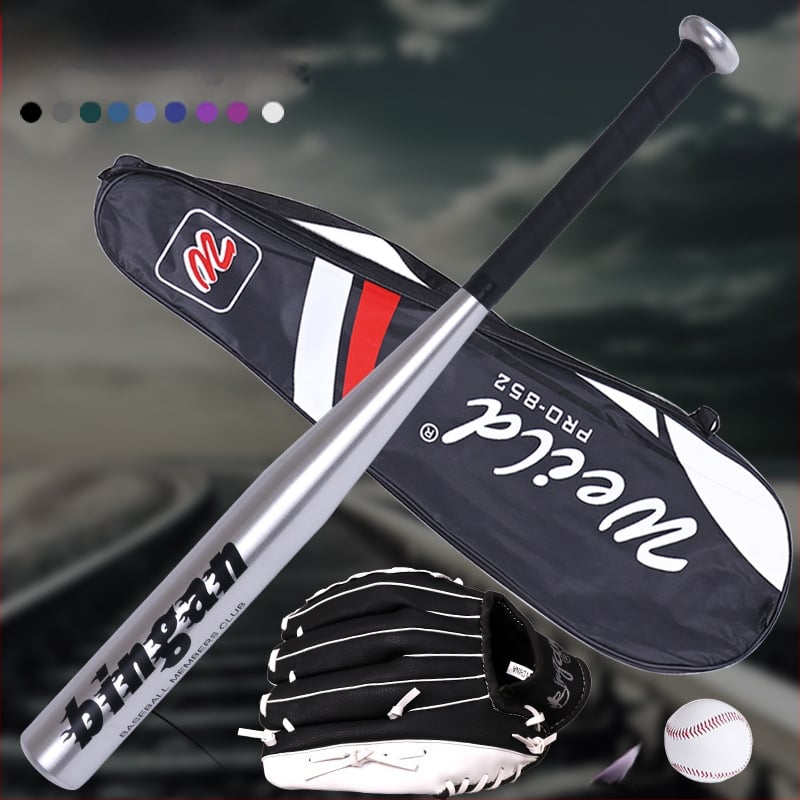 Vaikų beisbolo rinkinys su lazda, pirštine ir softball kamuoliu