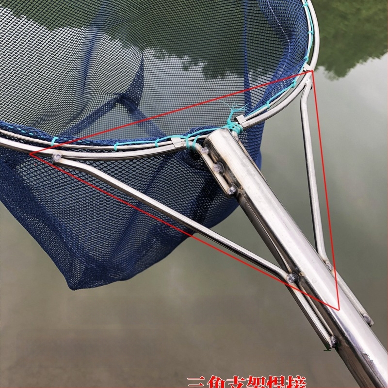 Storas žiedinis nerūdijančio plieno žvejybos tinklas, smulkus krevetėms tinklas, laukinės žvejybos įranga; Tinklo medžiaga: Kitas; Apkroja: Kitas; Gylis: Kitas