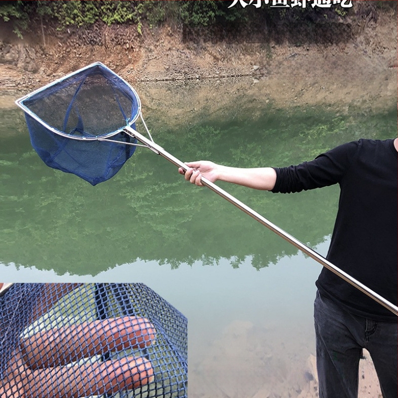 Storas žiedinis nerūdijančio plieno žvejybos tinklas, smulkus krevetėms tinklas, laukinės žvejybos įranga; Tinklo medžiaga: Kitas; Apkroja: Kitas; Gylis: Kitas