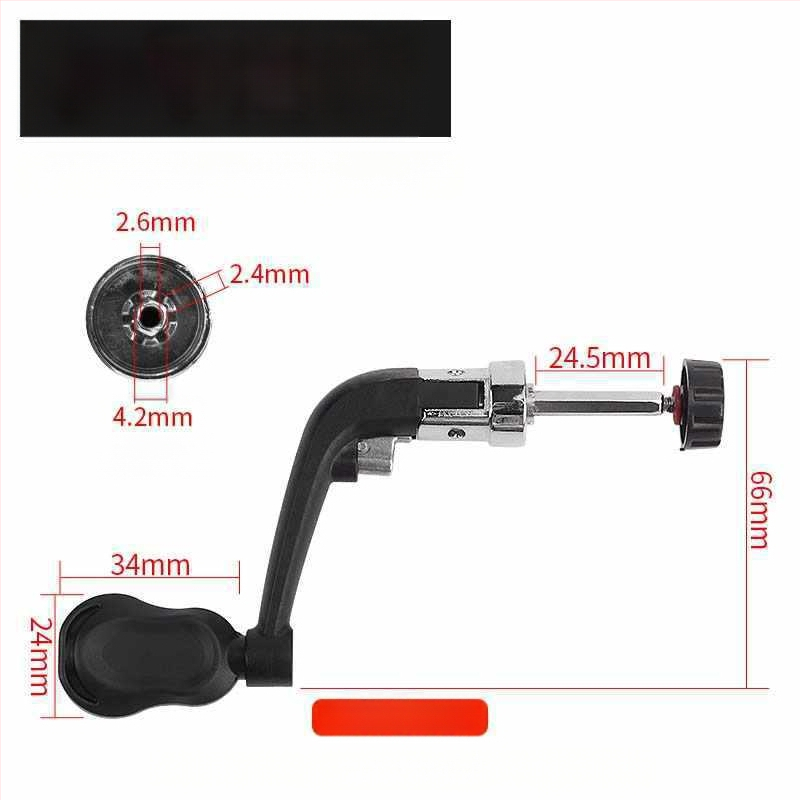 Rockerkäepide kalapüügireelidele, kokkupandav metallist rocker käepide spinnireelidele