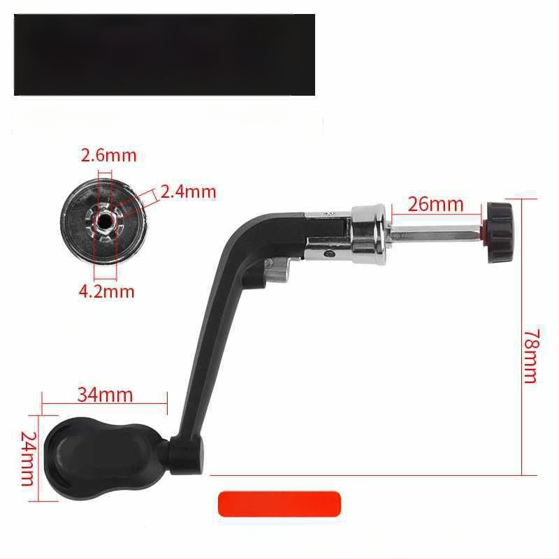 Rockerkäepide kalapüügireelidele, kokkupandav metallist rocker käepide spinnireelidele