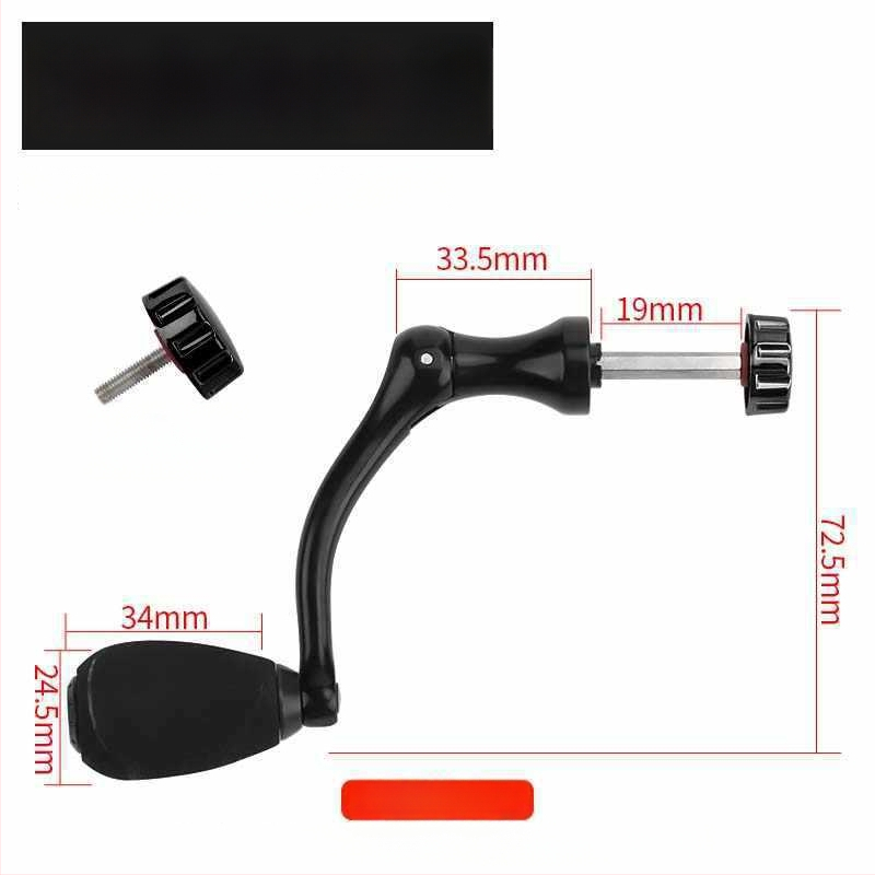 Rockerkäepide kalapüügireelidele, kokkupandav metallist rocker käepide spinnireelidele