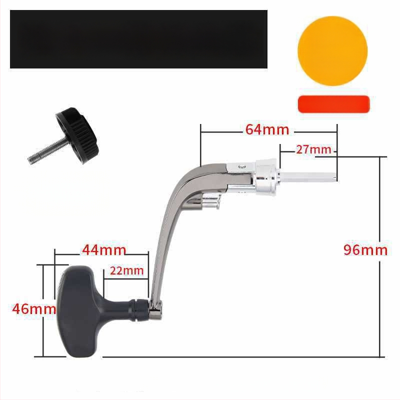 Rockerkäepide kalapüügireelidele, kokkupandav metallist rocker käepide spinnireelidele