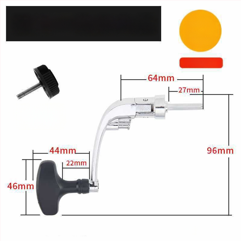 Rockerkäepide kalapüügireelidele, kokkupandav metallist rocker käepide spinnireelidele