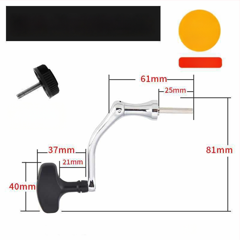 Rockerkäepide kalapüügireelidele, kokkupandav metallist rocker käepide spinnireelidele