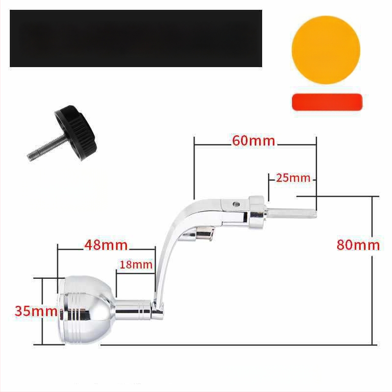 Rockerkäepide kalapüügireelidele, kokkupandav metallist rocker käepide spinnireelidele