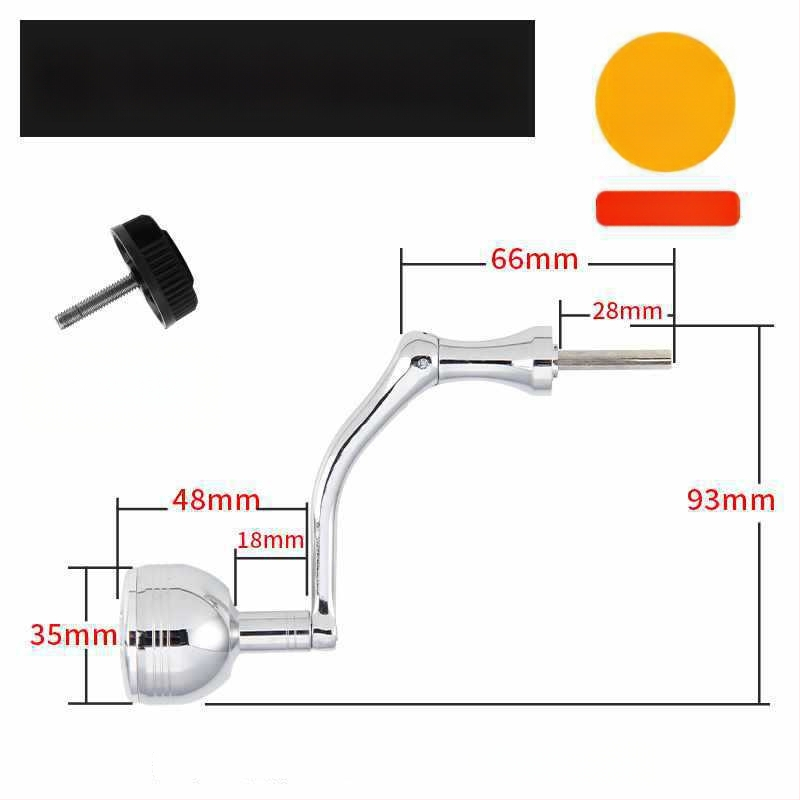 Rockerkäepide kalapüügireelidele, kokkupandav metallist rocker käepide spinnireelidele