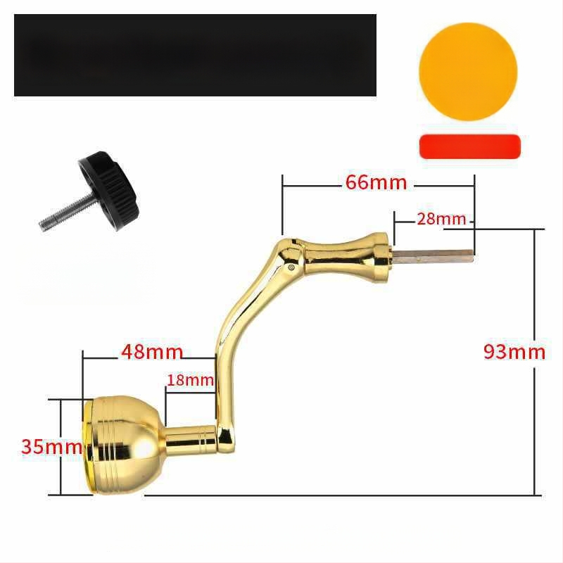 Rockerkäepide kalapüügireelidele, kokkupandav metallist rocker käepide spinnireelidele