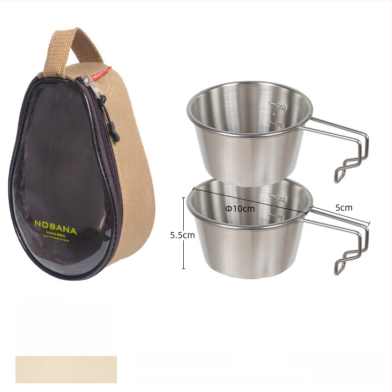 Prijenosni kamp kuhinjski set zdjela od PVC Oxford platna, za 2–4 osobe, model 221107 s torbicom za pohranu