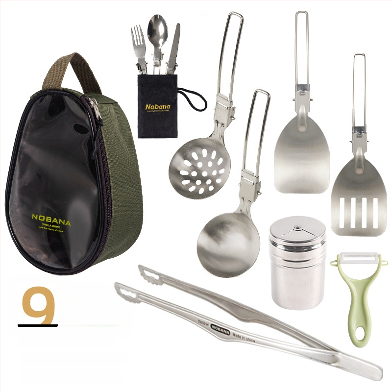 Prijenosni kamp kuhinjski set zdjela od PVC Oxford platna, za 2–4 osobe, model 221107 s torbicom za pohranu