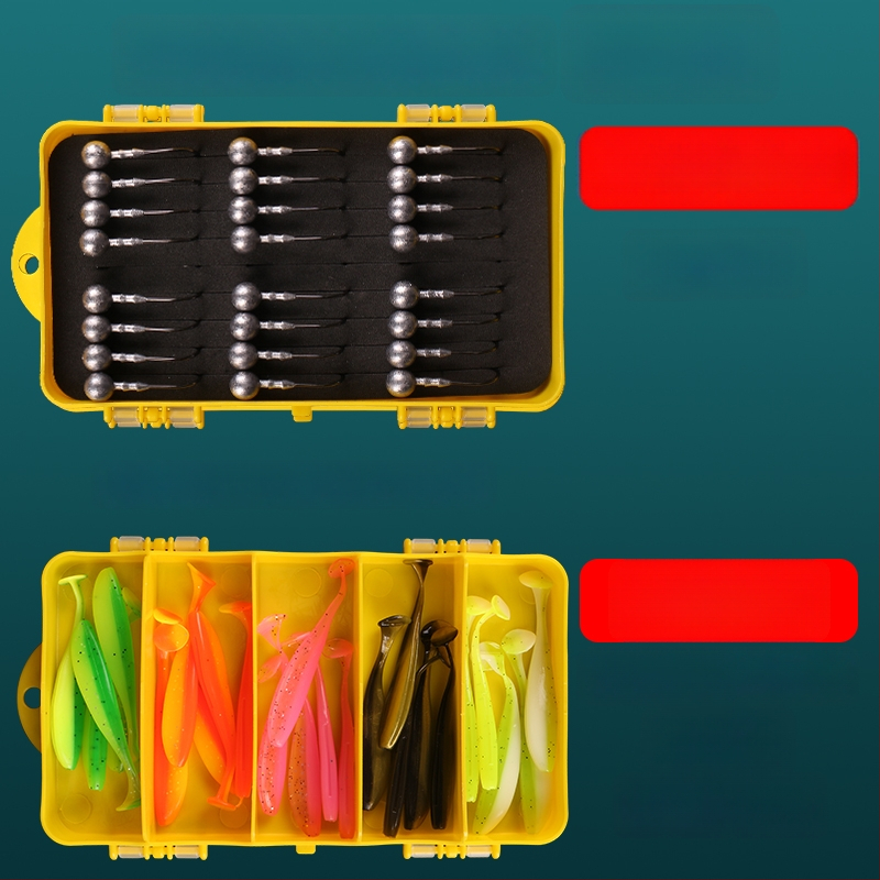 Žvejybos kabliukų rinkinys — įprastas kabliukas, įskaitant žvejybos liniją ir plūdę, žvejybos priedų komplektas