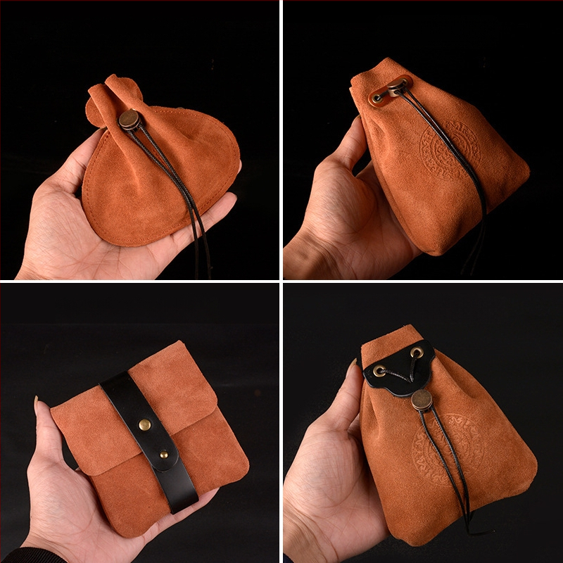 Nahast juveelide kott etnilise stiiliga – helmeste ja jade käevõru hoiukott, Hedon